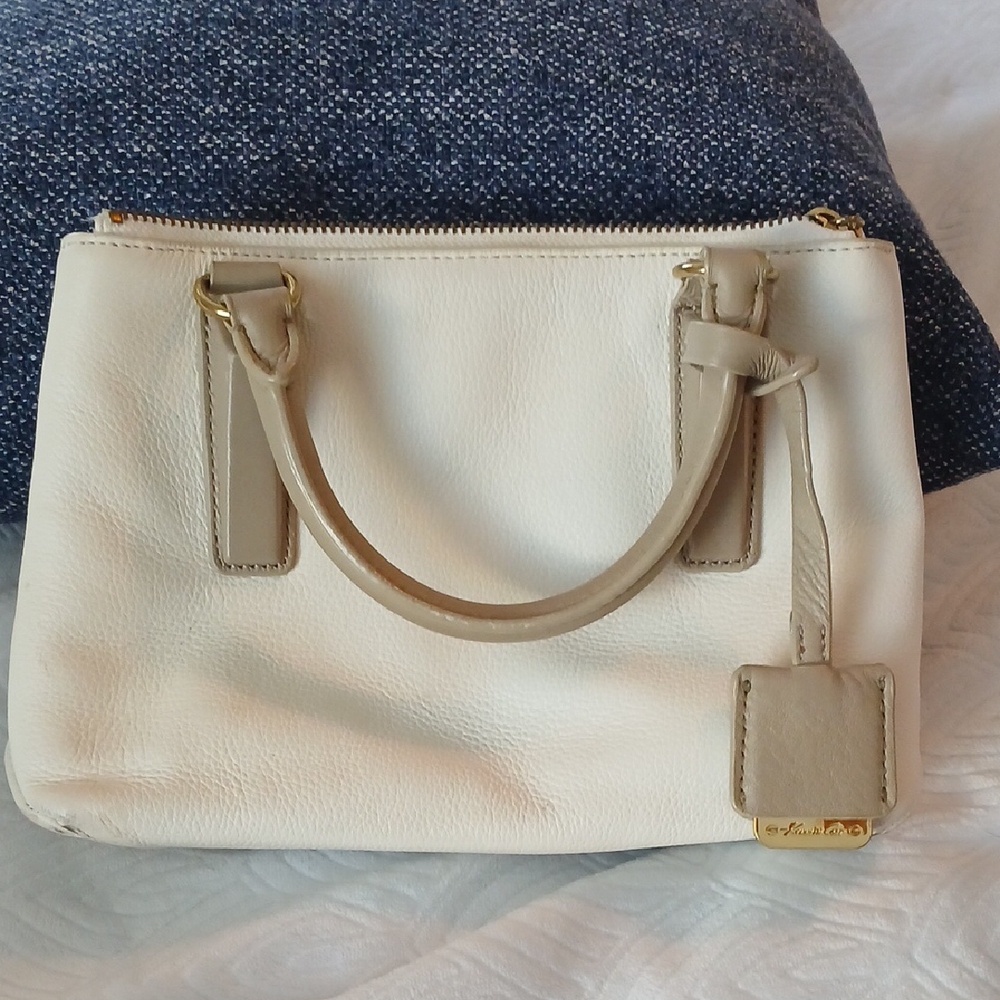 Kenneth Cole Cream Satchel Bag